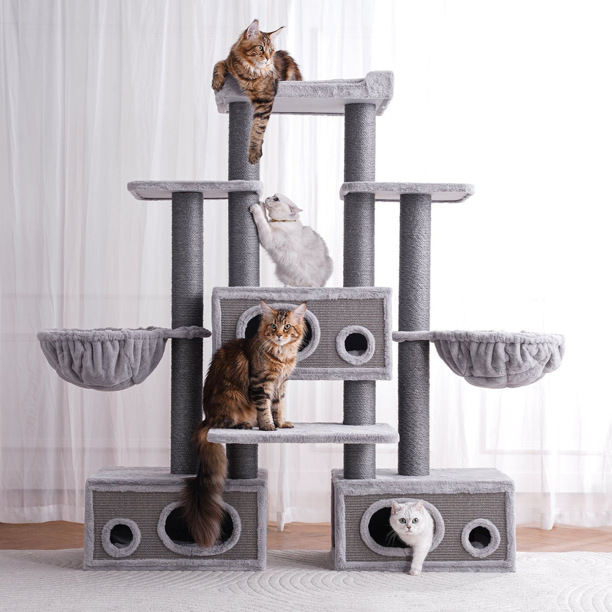 Extra Large Multi-Level Cat Tree for Multi-Cat Homes — image 2
