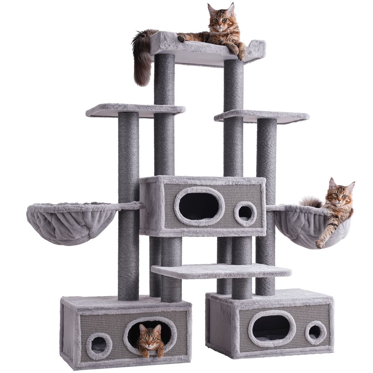 Extra Large Multi-Level Cat Tree for Multi-Cat Homes — image 3