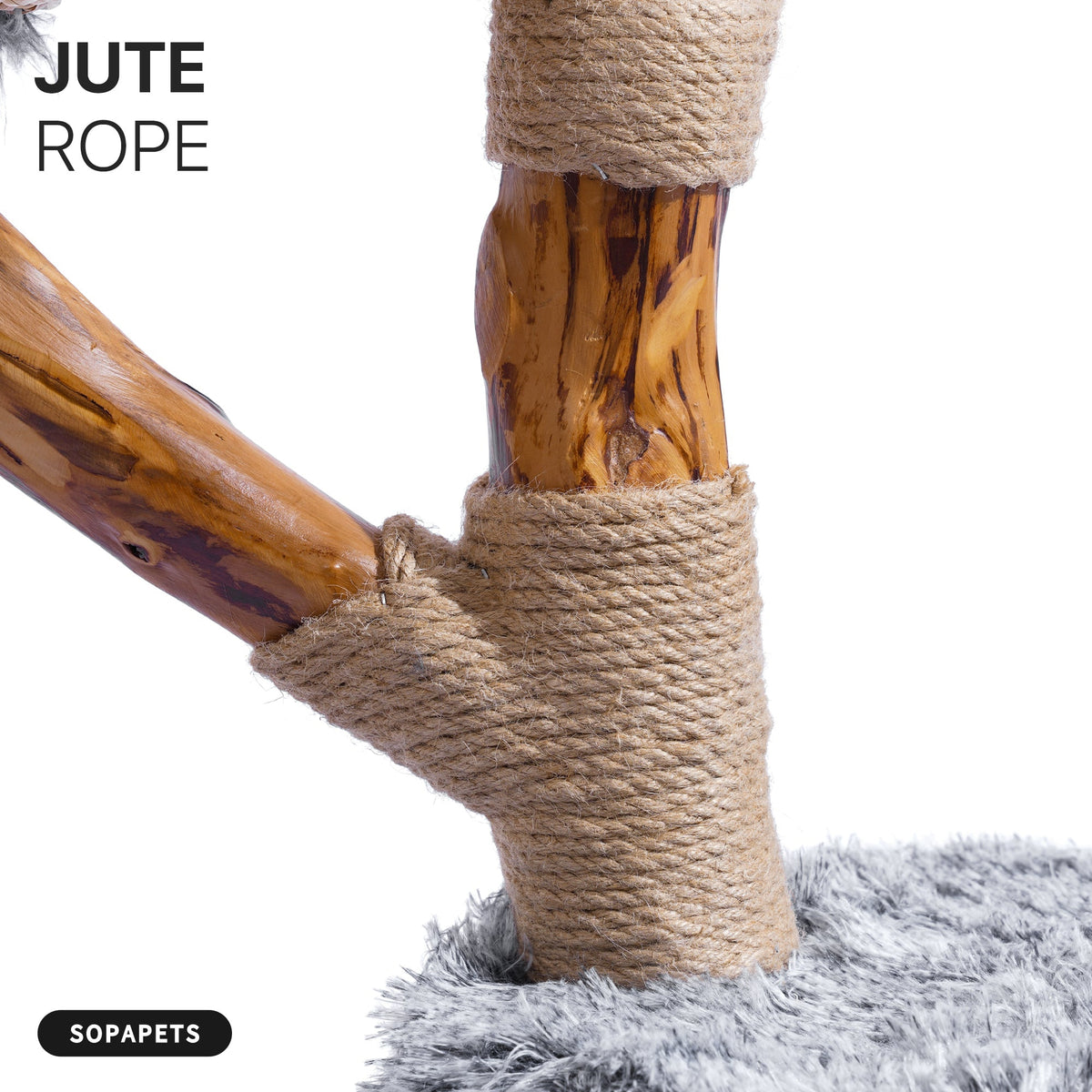 Sisal scratching post detail