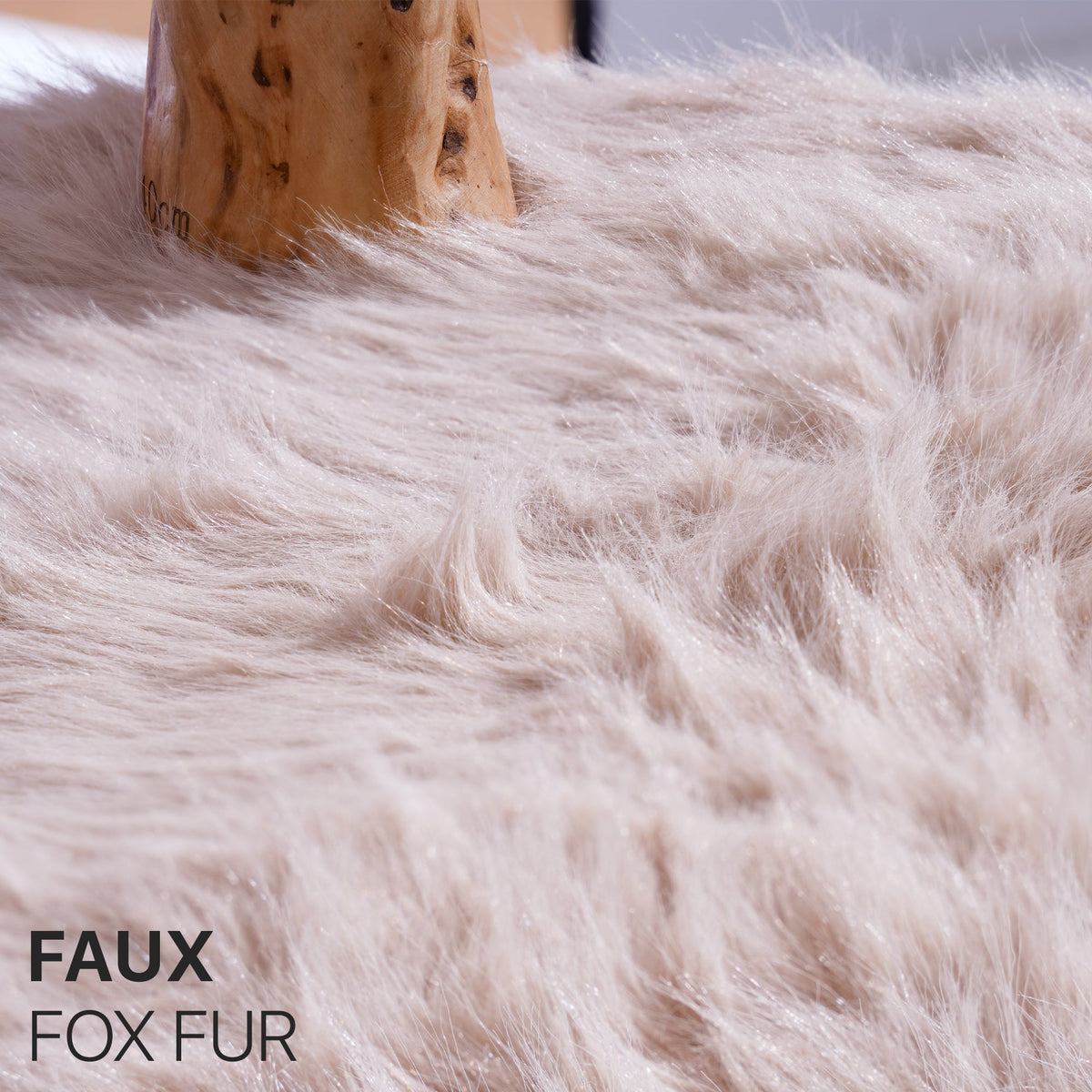 Small Faux Fur Cat Tree with Condo - Beige — image 7
