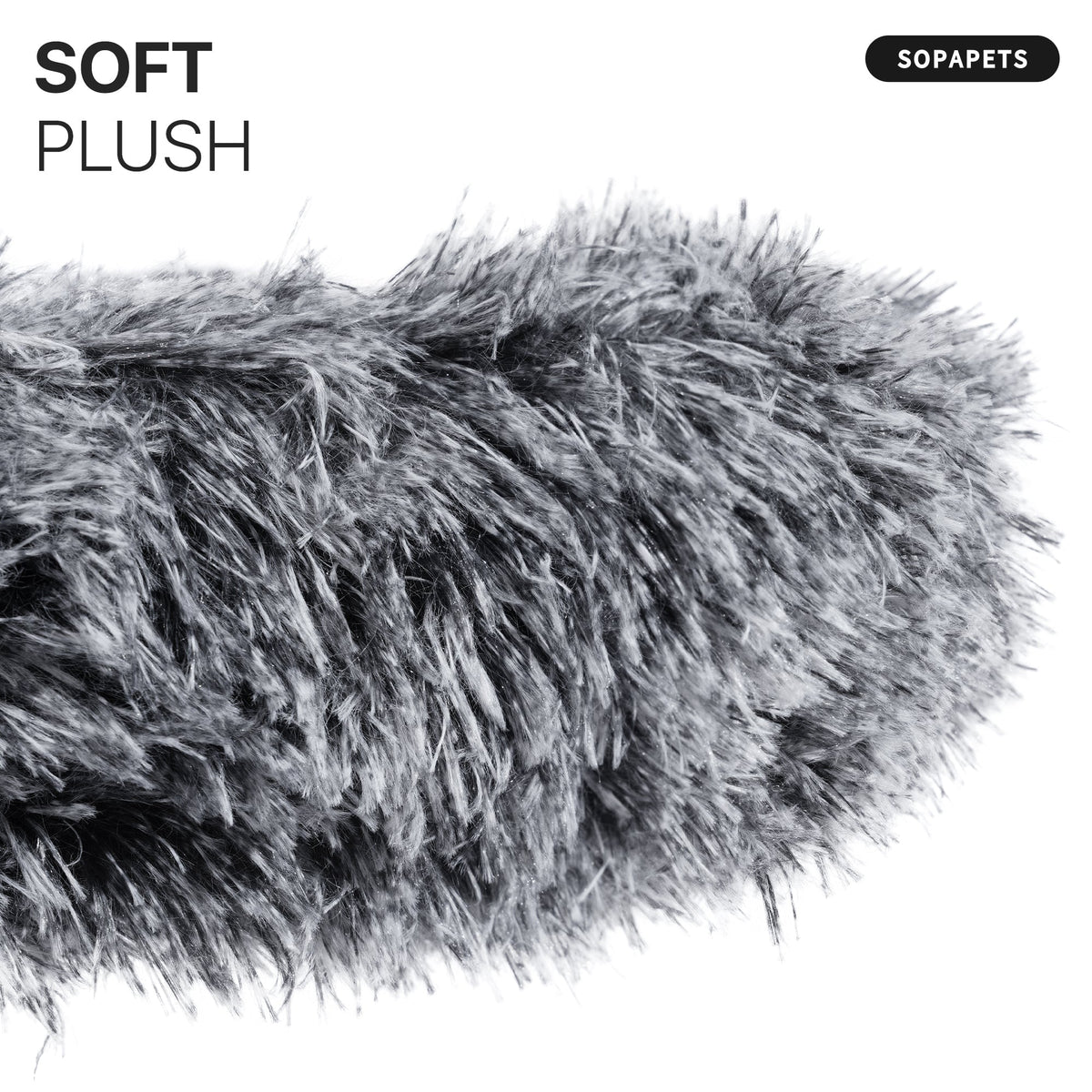 Soft plush fabric detail