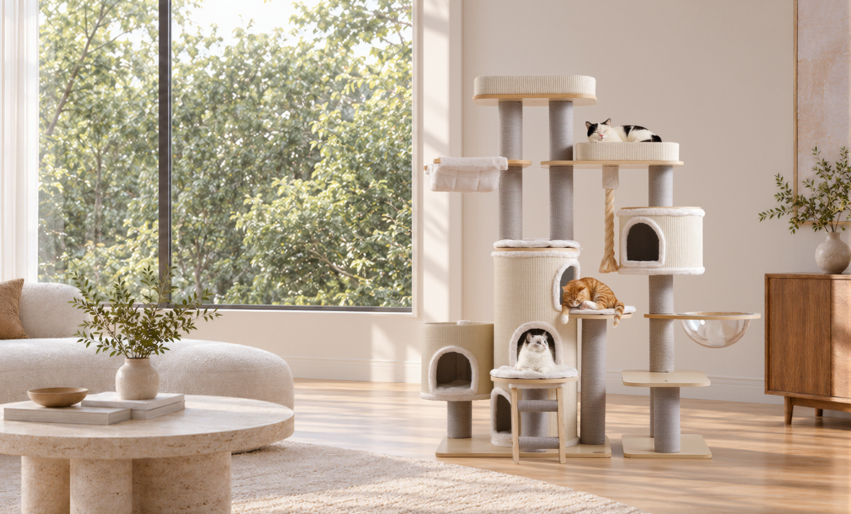 SOPAPETS Castle Max cat tree banner