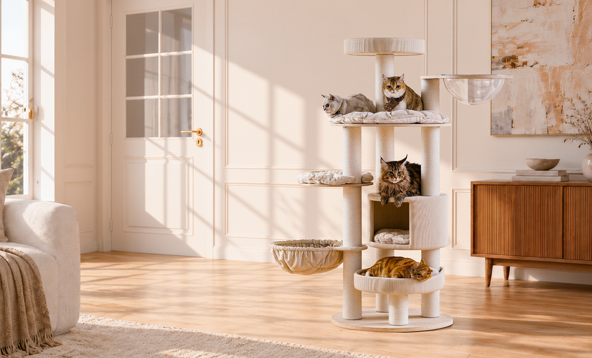 SOPAPETS Forest Plus cat tree banner